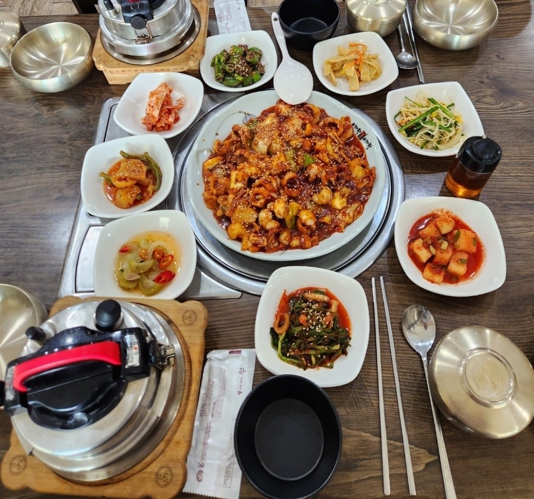 문막 정원 식당 쌈밥 야채 센추리21cc 아침식사 소금산출렁다리